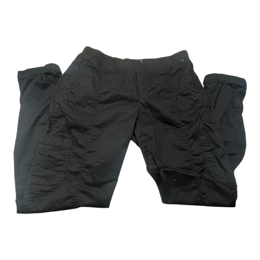 Eddie Bauer LAID-BACK TWILL JOGGER in Black Size 4 Pull-on style elastic waist - Picture 7 of 9